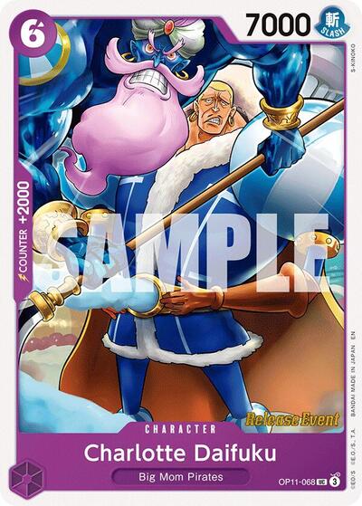 Charlotte Daifuku #OP11-068 A Fist of Divine Speed Release Event Cards