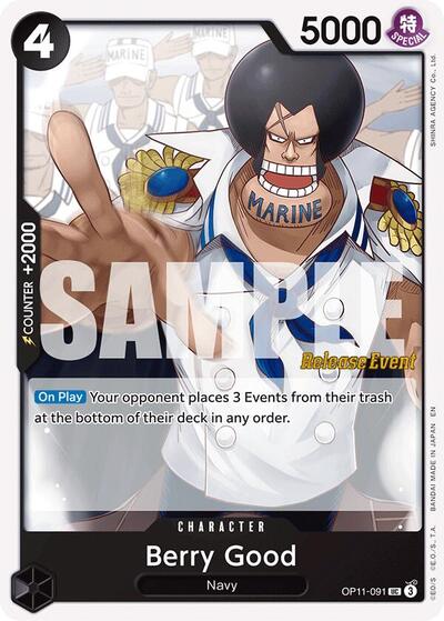 Berry Good #OP11-091 A Fist of Divine Speed Release Event Cards