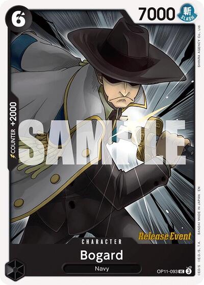 Bogard #OP11-093 A Fist of Divine Speed Release Event Cards
