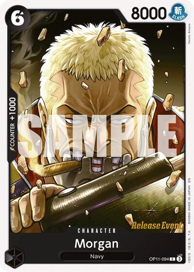 Morgan #OP11-094 A Fist of Divine Speed Release Event Cards