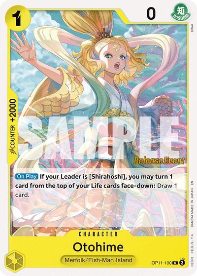 Otohime #OP11-100 A Fist of Divine Speed Release Event Cards