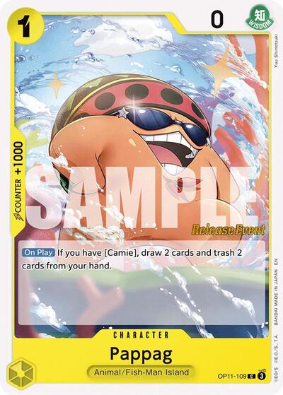 Pappag #OP11-109 A Fist of Divine Speed Release Event Cards