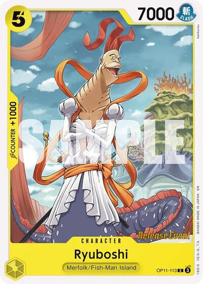 Ryuboshi #OP11-113 A Fist of Divine Speed Release Event Cards