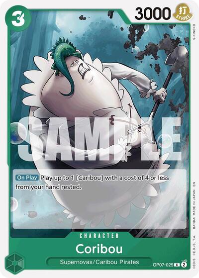 Coribou (Reprint) #OP07-025 Starter Deck 24: GREEN Jewelry Bonney
