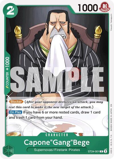 Capone"Gang"Bege #ST24-001 Starter Deck 24: GREEN Jewelry Bonney