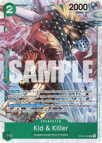 Kid & Killer #ST24-002 Starter Deck 24: GREEN Jewelry Bonney