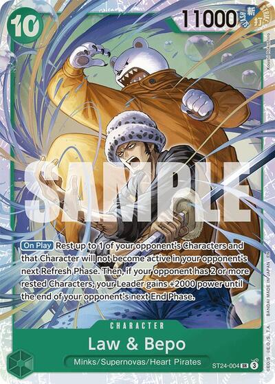 Law & Bepo #ST24-004 Starter Deck 24: GREEN Jewelry Bonney