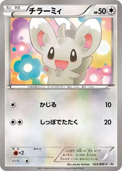 Minccino BW-P Promotional cards (Japanese) #22
