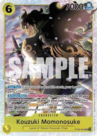 Kouzuki Momonosuke #ST28-004 Starter Deck 28: GREEN/YELLOW Yamato
