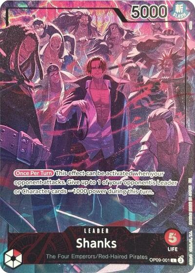 Shanks (English Version 2nd Anniversary Set) #OP09-001 One Piece Promotion Cards
