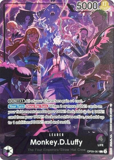 Monkey.D.Luffy (English Version 2nd Anniversary Set) #OP09-061 One Piece Promotion Cards