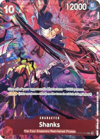 Shanks (English Version 2nd Anniversary Set) #OP09-004 One Piece Promotion Cards