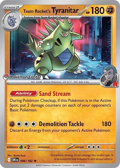 Team Rocket's Tyranitar #96 Miscellaneous Cards & Products