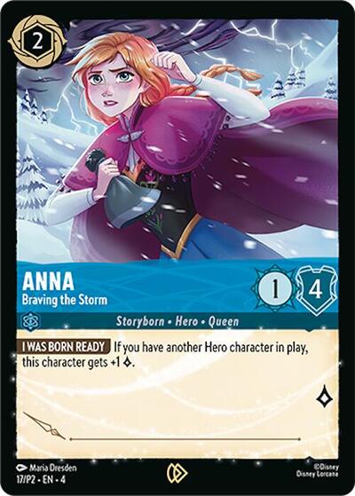 Anna - Braving the Storm #17 Disney Lorcana Promo Cards