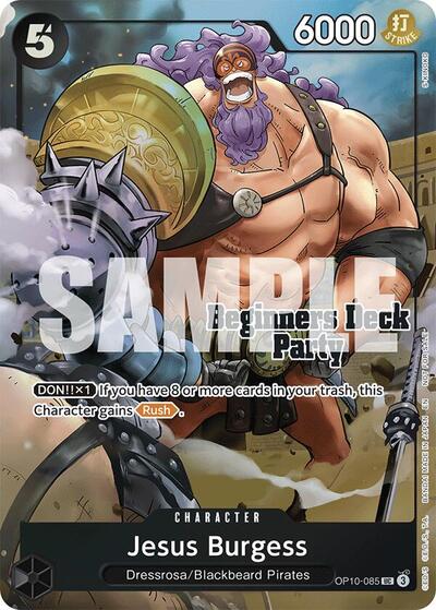 Jesus Burgess (Beginners Deck Party [ST-23] - [ST-28] Winner Pack) #OP10-085 One Piece Promotion Cards