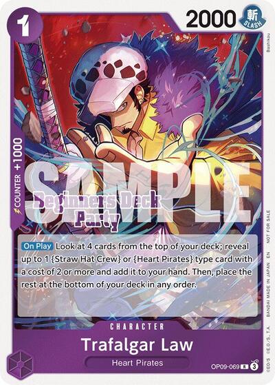 Trafalgar Law (Beginners Deck Party [ST-23] - [ST-28] Participation Pack) #OP09-069 One Piece Promotion Cards