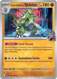 Team Rocket's Tyranitar #96 Deck Exclusives