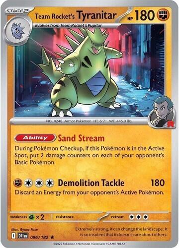 Team Rocket's Tyranitar Deck Exclusives #96