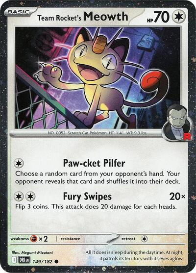 Team Rocket's Meowth #149 Miscellaneous Cards & Products