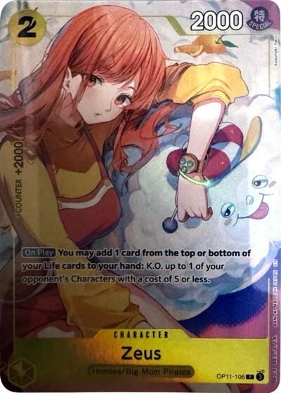 Zeus (Official Playmat -Bandai Card Games Fest 24-25 Edition-) #OP11-106 One Piece Promotion Cards