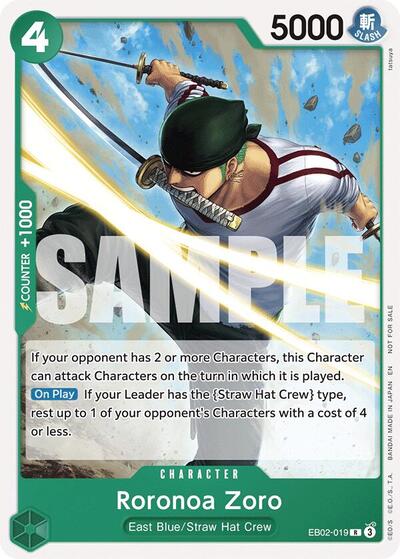 Roronoa Zoro (Tournament Pack 2025 Vol. 3) #EB02-019 One Piece Promotion Cards