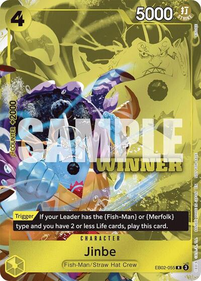 Jinbe (Winner Pack 2025 Vol. 3) #EB02-055 One Piece Promotion Cards