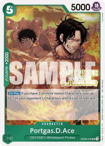 Portgas.D.Ace (Judge Pack Vol. 6) #OP09-035 One Piece Promotion Cards