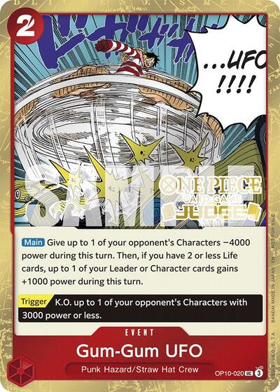 Gum-Gum UFO (Judge Pack Vol. 6) #OP10-020 One Piece Promotion Cards