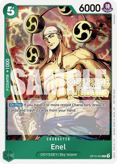 Enel (Judge Pack Vol. 6) #OP10-025 One Piece Promotion Cards