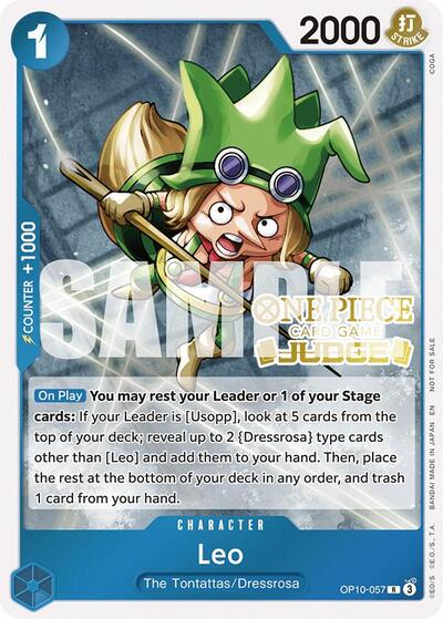 Leo (Judge Pack Vol. 6) #OP10-057 One Piece Promotion Cards