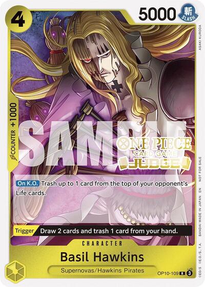 Basil Hawkins (Judge Pack Vol. 6) #OP10-109 One Piece Promotion Cards