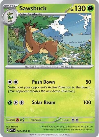 Sawsbuck #7 White Flare