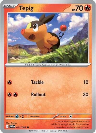 Tepig #11 White Flare