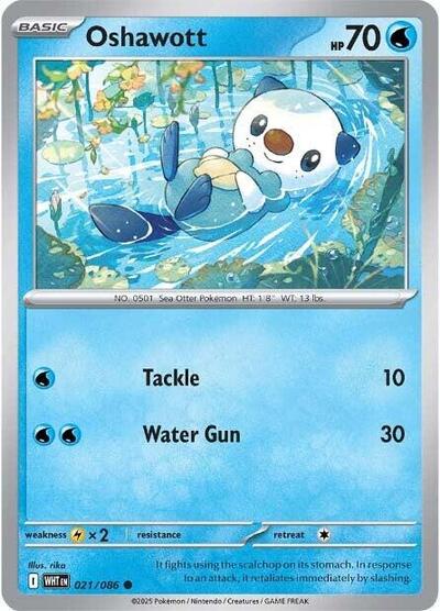 Oshawott #21 White Flare