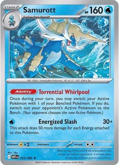 Samurott #23 White Flare