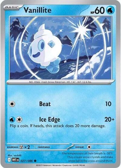 Vanillite #27 White Flare