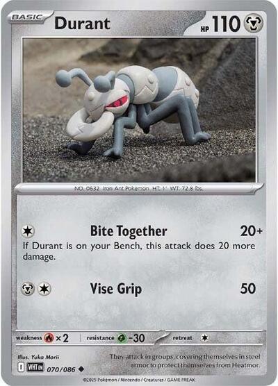 Durant #70 White Flare