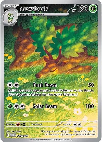 Sawsbuck #92 White Flare