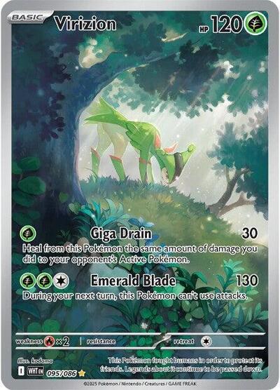 Virizion #95 White Flare