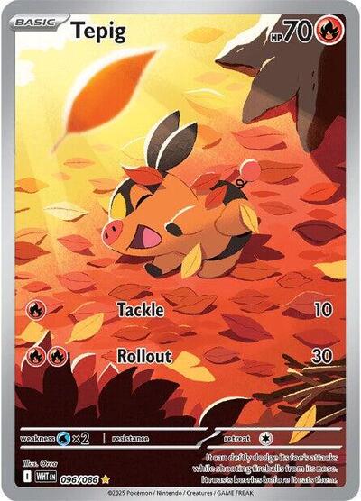 Tepig #96 White Flare