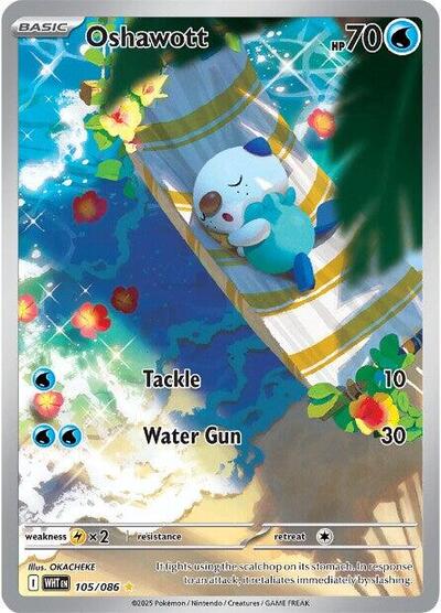 Oshawott #105 White Flare