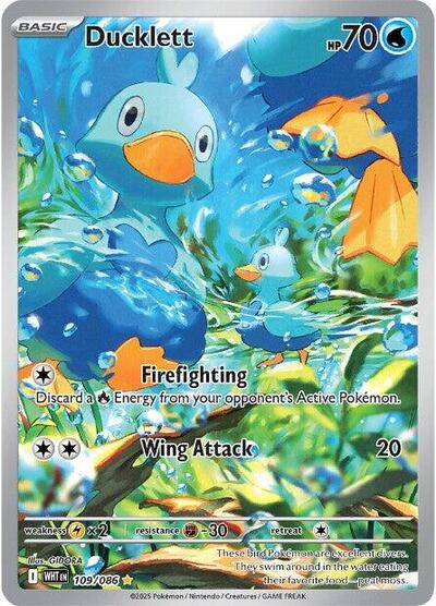 Ducklett #109 White Flare