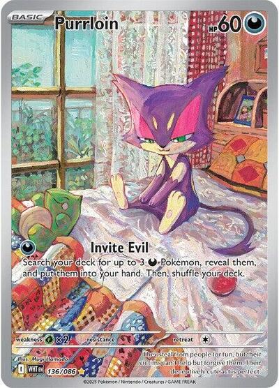 Purrloin #136 White Flare