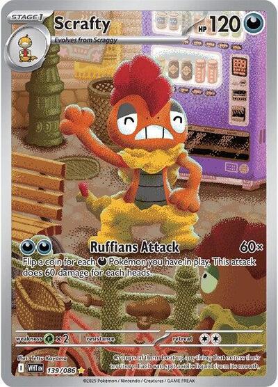 Scrafty #139 White Flare