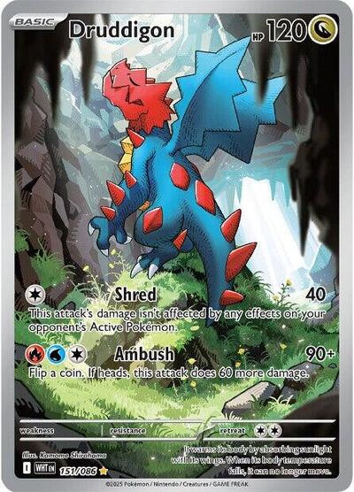Druddigon #151 White Flare