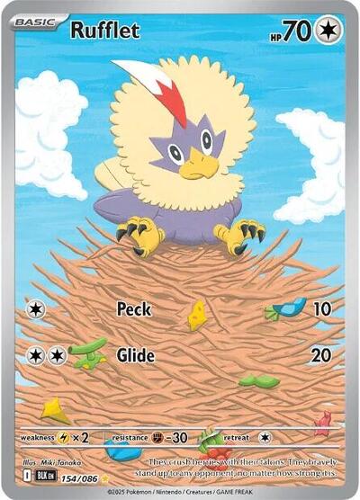 Rufflet #154 Black Bolt