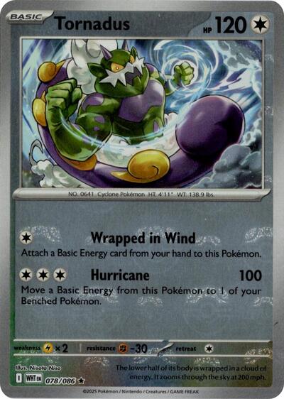 Tornadus #78 White Flare