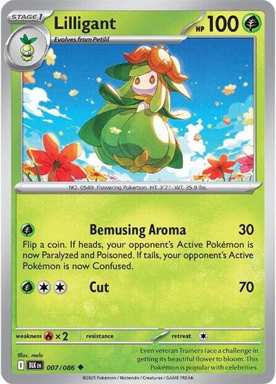 Lilligant #7 Black Bolt