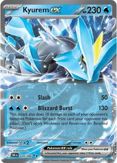 Kyurem ex #28 Black Bolt