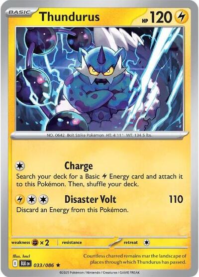 Thundurus #33 Black Bolt